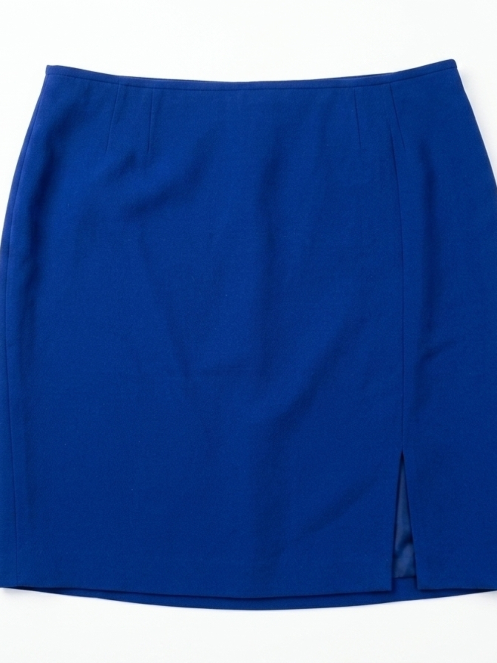 Kasper Size 14‎ Business Classic Blue Pencil Skirt - Women's